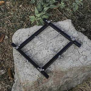 Bushcraft Chimenea Escudo térmico Suministros para acampar Torre Tienda Herramienta de supervivencia Estufa de leña Soporte de aislamiento para escalada y recorridos - Product Image 3