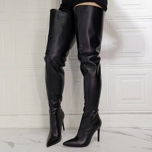 Large Size 47 Back Zipper Skintight Women Over Knee High <b>Boots</b> Thin Heel Sexy Women Autumn <b>Boots</b> High Heel Pointed Toe <b>Boots</b> - Product Image 1