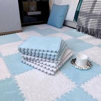Drop shipping Pack Living, Room EVA Cube Puzzle Floor Foam Pad Mat Foam Carpet Padding Mosaic tapis Carpet with pile plush/