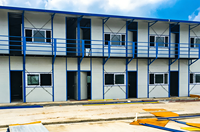 Maison préfabriquée en acier durable et légère, type K, installation rapide pour les dortoirs des travailleurs, utilisation en construction modulaire