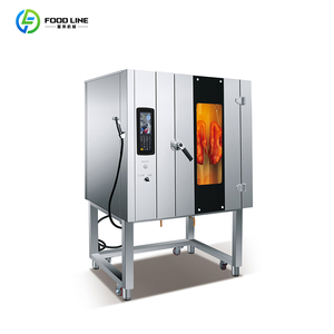 Horno de Convección con Puerta Francesa, Horno Rotatorio a Gas Comercial para Pollo - Product Image 5