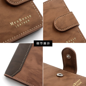 <strong>Small</strong> <strong>Purse</strong> for Men Leather Wallet Slim Luxury Wallet for Men High Quality PU Leather Mens <strong>Purse</strong> Wallet for Travel - Product Image 4