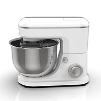 Robot pâtissier électrique 3-en-1 à mouvement excentrique 5,5 L pour cuisine domestique, avec bol mélangeur et design à levage de bol 6 vitesses