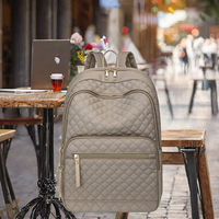 Nouveau Sac à Dos Matelassé pour Femme, Grande Capacité, Tendance, Décontracté, Polyvalent, pour Voyage et Trajet Quotidien, Vente en Gros