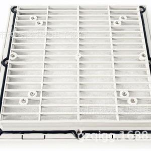Filtre de ventilation ZL-804, couvercle de ventilateur de 15CM avec anneau d'étanchéité pour ventilateur de refroidissement à flux axial, matériau ABS, filet anti-poussière - Product Image 2