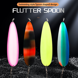 Señuelo de Pesca Tipo Cuchara de 11 Pulgadas, Acero Inoxidable 304, Cebo para Agua Media, Pesca en Alta Mar, Señuelo Biónico Colorido con Placa Reflectante - Product Image 2