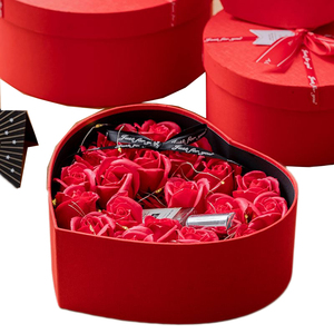 Bao bì Quà Tặng son môi rỗng tinh tế hộp giấy hình trái tim ba chiều Ngày Valentine cho bé gái - Product Image 2