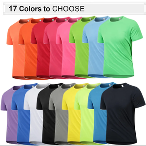 Оптовая продажа, простая 100 с принтом, сублимационная 100%, Полиэстеровая белая спортивная футболка для занятий спортом, быстросохнущая Мужская футболка для женщин - Product Image 2