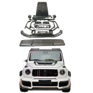 VENTE FLASH Kit carrosserie Bra Bus Rocket 900 pour Mercedes-Benz W464 G63 B900 Rocket900, kit de mise à niveau en fibre de carbone sèche g63-body-kit-<span class=keywords><strong>brabus</strong></span> - Product Image 1