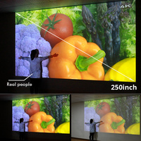 Proyector Inteligente 3D LCD R15 HD 1080P con 700 Lúmenes, Altavoces Integrados, Portátil para Uso Doméstico