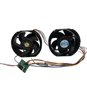 110v 240v 380V 172x150x50mm AC Lâminas Plásticas De Alta Velocidade De Refrigeração Axial Do Quadro De Alumínio Do Ventilador 172mm