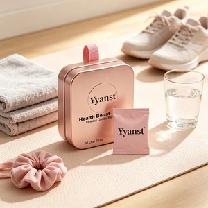 Tiras Orales Rosadas OEM para Mejorar la Salud del Sueño, Fórmula Relajante Suave, Estuche Metálico Portátil, 30 Tiras para Mujeres y Niñas - Product Image 2