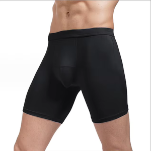 Calzoncillos Largos de Algodón para Hombre CELINNE, Transpirables, que Absorben la Humedad, Antirozaduras, Clásicos, Sólidos, Elásticos y Cómodos - Product Image 3