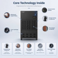 Ansmen 600L/D Dehumidifier Industri Listrik Kapasitas Tinggi dengan Layar Digital dan Konstruksi Logam untuk Pabrik, Ruang Bawah Tanah, dan Bengkel