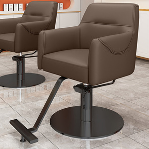 Sofá de salón de cuero ajustable en altura, silla de espera de peluquero para hombres, muebles de salón de corte de pelo para cabello, taller de Hotel, salón de belleza - Product Image 2