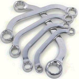 8-22 Mm 5 Pcs U Type Half Moon <b>Wrench</b> Set C Type Nut Spanner <b>Wrench</b> Auto Repair Tool TRY-24200512 U-type - Product Image 3