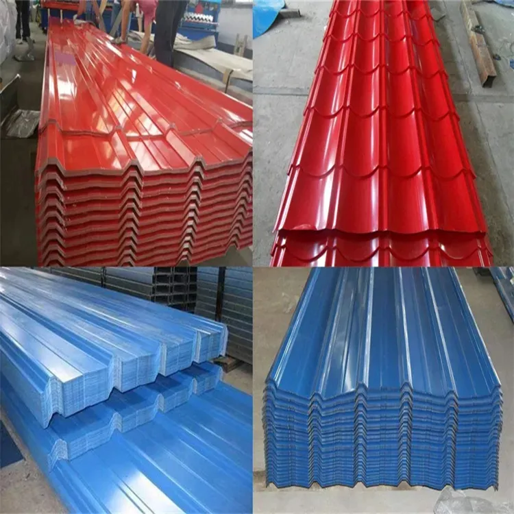 Matériaux de construction tuile 0.35mm tôle de couverture galvanisée tôle de couverture en aluminium prix