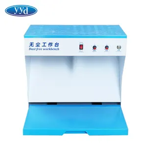 YYD Efficiency Portable Small Dust-free Room Workbench With Led Light Used For Mobile Phone Refurbishment Repair Film Oca