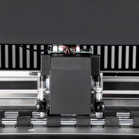 Nieuwe Aankomst Dubbelkop Grafiek Plotter Adsorptie Batch Productie Snijmachine Met Ccd Camera En Servomotor