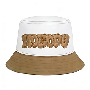 Embroidered Striped NOBODY Bucket <b>Hat</b> Lightweight Breathable Sun <b>Hat</b> Adjustable Casual Fisherman Cap for Outdoor Travel Daily - Product Image 5