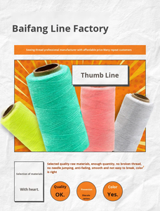 Set di 7 Rotoli di Filo da Cucito Spesso <span class=keywords><strong>in</strong></span> Acrilico Misto 1800 Colori, 40/2, 308 Iarde, Fluorescente Nero e Bianco - Product Image 5