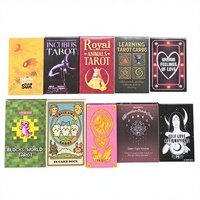 Cartes à jouer publicitaires personnalisées en PVC noir effaçable à sec Rose Ghost pour table