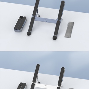 Support pour ordinateur portable réglable en alliage d'aluminium en gros E13TS, support pliable pour tablette PC, confort et commodité - Product Image 6