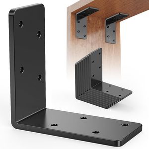 Soporte de Ángulo de 90 Grados para Estantes, Soportes de Esquina de Hierro para Estantes de Madera y Muebles - Product Image 2