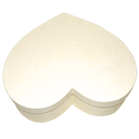 Emballage en carton personnalisé recyclable en forme de cœur conception créative boîte-cadeau couvercle Bnd Base