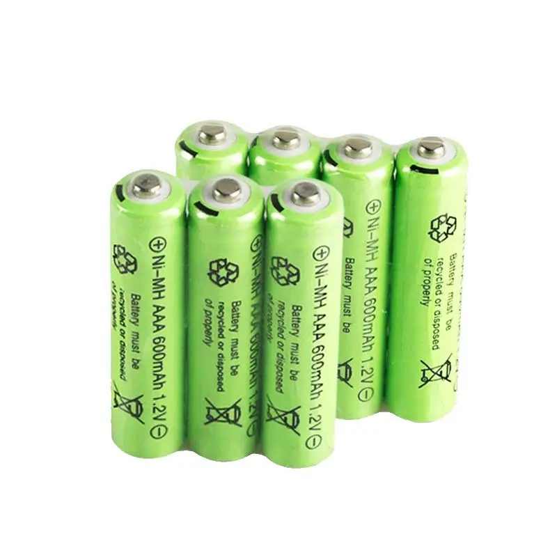 1.2V AAA No. 7 mainan mobil baterai isi ulang kromium nikel dengan kapasitas cukup dan jam alarm mouse tahan lama