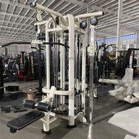 Machine multifonctionnelle 4 stations pour entraînement complet de musculation en salle de sport commerciale avec système de câbles Jungle