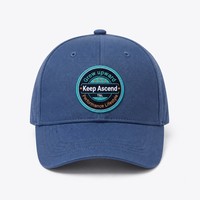 Gorra de Béisbol Ajustable de 6 Paneles con Etiqueta Tejida con Logotipo Personalizado, Visera Curva de Sarga de Algodón, Deportiva y a la Moda, Venta al Por Mayor