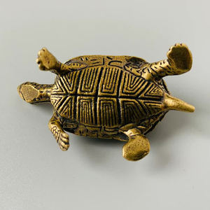 Pisapapeles de escritorio de tortugas de latón de último diseño para regalar - Product Image 4