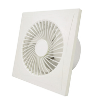 Ventilateur d'extraction électrique pour salle de bain en plastique, étanche, avec volet automatique, prix usine
