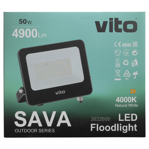 Projecteur LED extérieur Vito 50W 4900Lm 4000K IP65 Lumière naturelle - Product Image 3