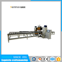Production de soudage automatique pour panneaux de portes d'ascenseur à double tête, haute efficacité, 380V