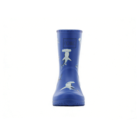 Bottes de pluie mi-mollet légères en caoutchouc pour bébés garçons, motif animalier tendance, antidérapantes et faciles à nettoyer
