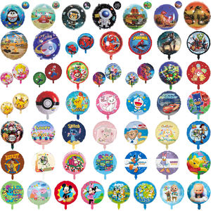 カスタムロゴ18インチ漫画キャラクターアルミ箔ヘリウム風船シングルアイテムパーティー用品誕生日パーティー用 - Product Image 1