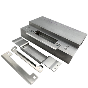 Nhà máy tùy chỉnh thực hiện chính xác đánh bóng thép không gỉ Anodized nhôm cửa chốt tấn công tấm cho khóa - Product Image 1