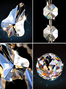 Villa in stile europeo soggiorno illuminazione a sospensione <span class=keywords><strong>paralume</strong></span> bianco classici <span class=keywords><strong>moderni</strong></span> di lusso lampadario a candela in cristallo k9 - Product Image 6