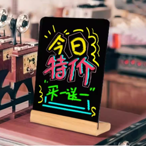 Доска для рисования акрилом ручной росписи, маленькая, для рекламы, ценников, детская доска для рисования, с подставкой для магазина/павильона - Product Image 3