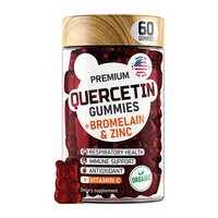 Meilleures ventes : Gommes de Quercétine 500mg avec Bromélaïne, Zinc et Vitamine C – Complément vitaminique (ne convient pas aux nouveau-nés et aux femmes enceintes)
