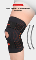 Rodillera de nailon ajustable, soporte de compresión deportiva suave para aliviar el dolor, estabilizador de articulación de rodilla de talla grande para la temporada de primavera