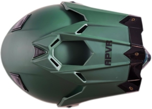 <span class=keywords><strong>Casco</strong></span> de Motocross DOT, Color Verde Negro Mate, para Aventura Todoterreno, Protección Segura Contra Impactos para Adultos, con Visera - Product Image 3