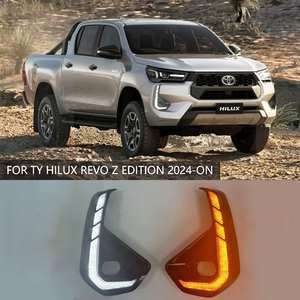 LED ban ngày chạy Sương Mù Ánh sáng cho TOYOTA <span class=keywords><strong>HILUX</strong></span> Revo gr thể thao 2024 <span class=keywords><strong>2025</strong></span> DRL lái xe đèn tín hiệu lần lượt 12V đèn sương mù lắp ráp - Product Image 2