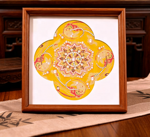 XIXI Peinture Diamant 5D Perle Acrylique Complète, Élégant Artisanat DIY avec Cadre pour Décoration de Salon - Product Image 2