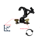 Crochets de suspension pour éclairage de scène, en acier et aluminium pliables et portables, à verrouillage rapide, Omega, pour truss, faisceau lumineux, crochet professionnel pour discothèque, DJ