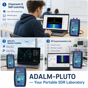 Module d'apprentissage actif radio logiciel ADALM-PLUTO SDR – Carte de développement radio logiciel sans fil haute performance - Product Image 5