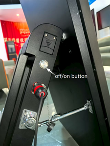 43 55 بوصة مخصصة المحمولة المحمولة في الهواء الطلق عرض المنقولة الروبوت الإشارات الرقمية الطوطم - Product Image 6