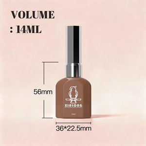 Esmalte de Uñas en Gel, Botella de Vidrio con Tapa y Pincel, Acabado Mate - Product Image 4